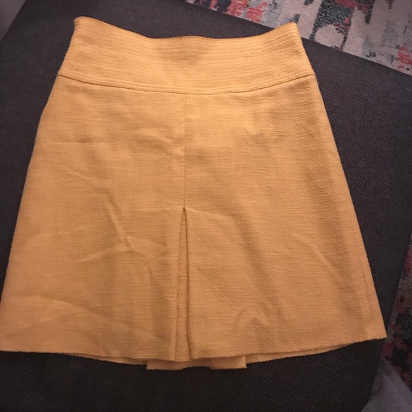 Tory Burch baelee yellow tweed skirt - Picture 6 of 6